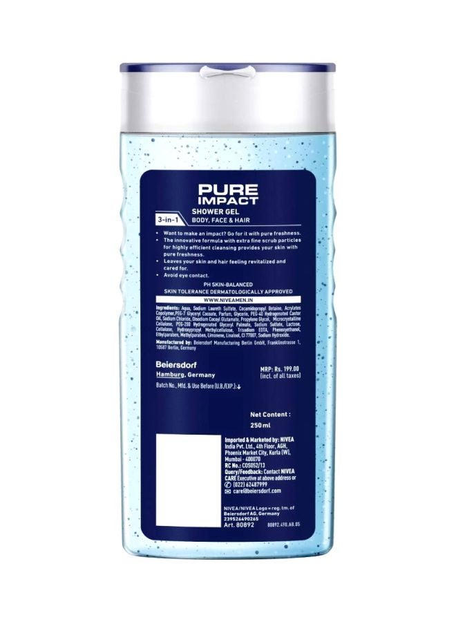 Pure Impact Micro Particles Shower Gel 250ml - v1616432921/N39064970A_6