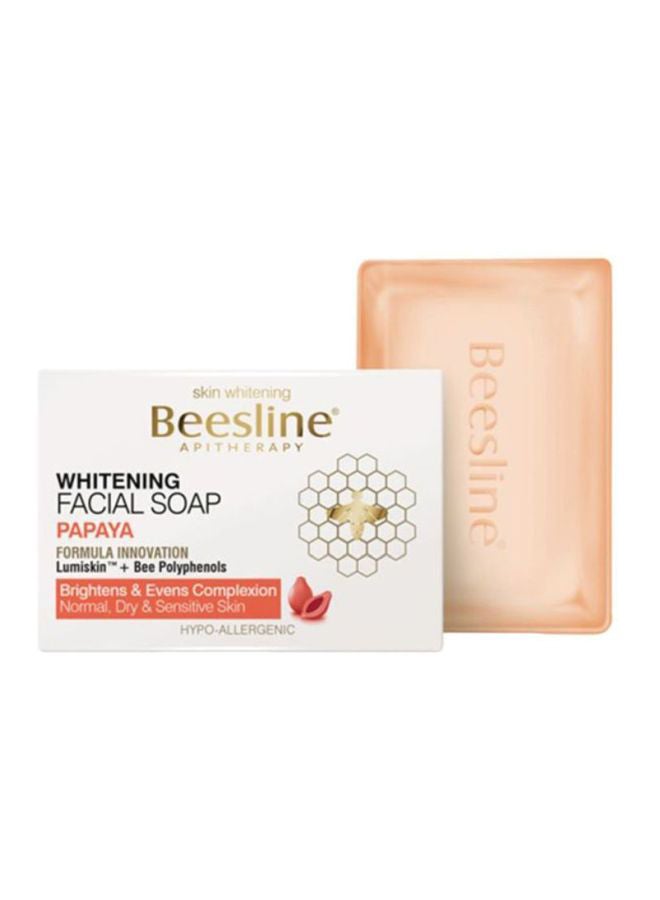 Beesline Whitening Facial Soap - Papaya 85grams - Image 1