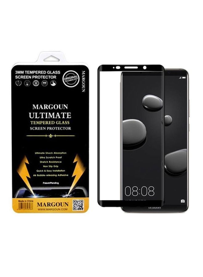 مارجون لاصقة حماية للشاشة من الزجاج المقوى لهاتف هواوي ميت 10 برو أسود / شفاف - Image 2