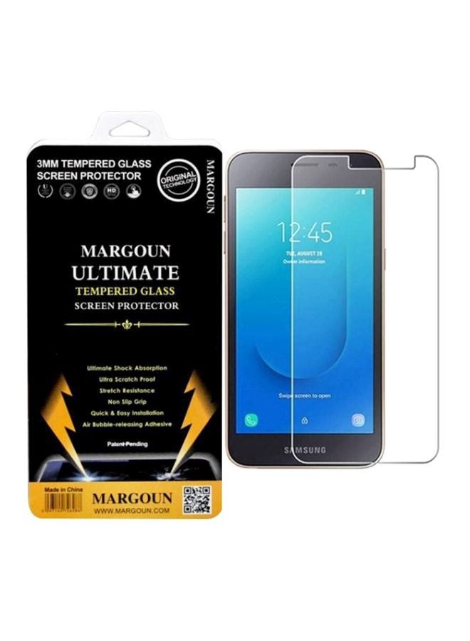 مارجون لاصقة حماية الشاشة من الزجاج المقوّى لهاتف سامسونج جالاكسي J2 كور شفاف - Image 2