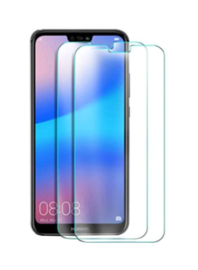 MARGOUN 2-Piece Tempered Glass Screen Protector For Huawei P20 Lite Clear - Image 1