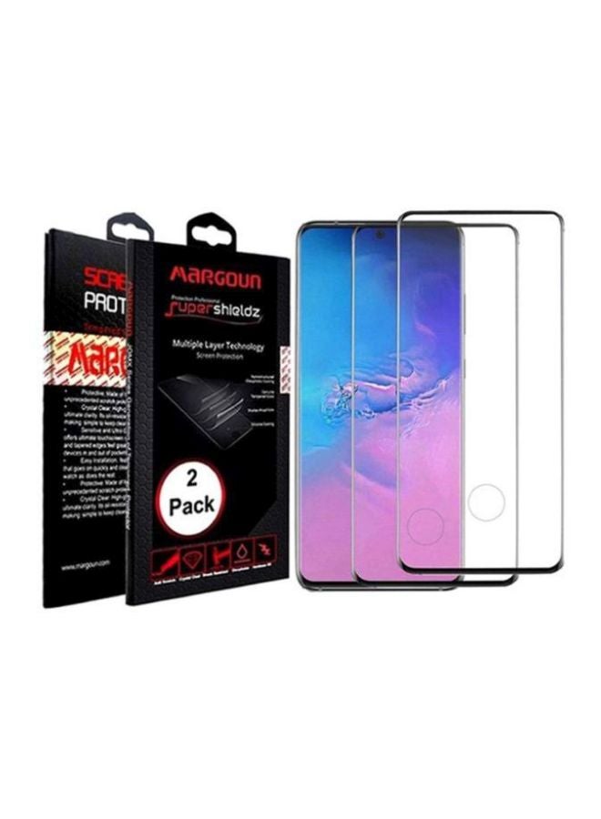 MARGOUN Pack Of 2 Tempered Glass Screen Protector For Samsung Galaxy S20 Clear - Image 2