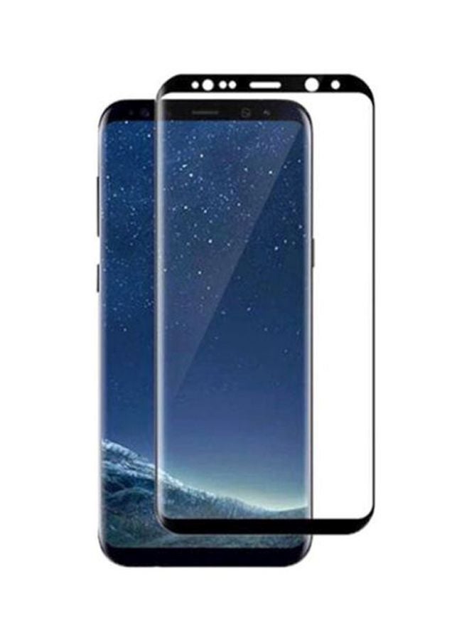 MARGOUN 5D Screen Protector Glass For Samsung Galaxy S8 Black/Clear - Image 1