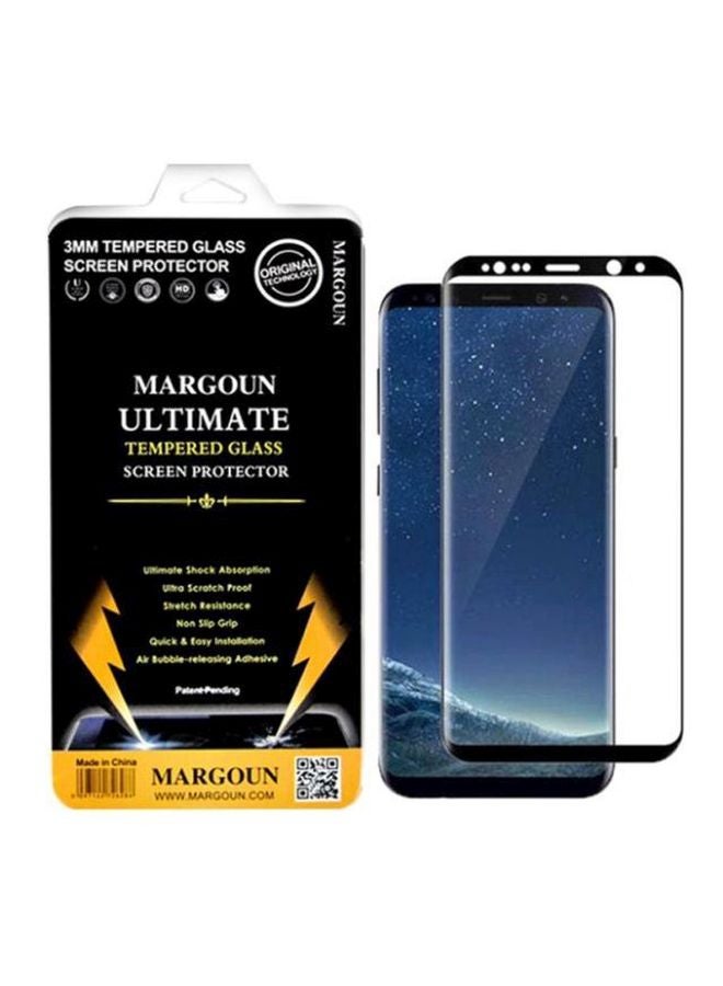 MARGOUN 5D Screen Protector Glass For Samsung Galaxy S8 Black/Clear - Image 2