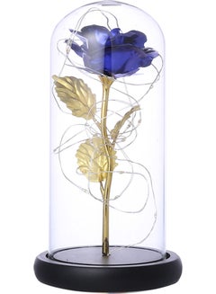 Generic Gold Foil Rose Flower String Light With Glass Cover Multicolour  - Image 1