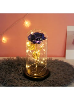 Generic Gold Foil Rose Flower String Light With Glass Cover Multicolour  - Image 2