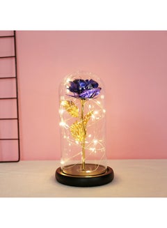 Generic Gold Foil Rose Flower String Light With Glass Cover Multicolour  - Image 5