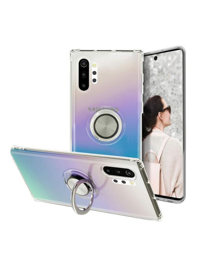 لنكوو غطاء حماية واقي لهاتف نوت 10 شفاف/فضي - Image 4