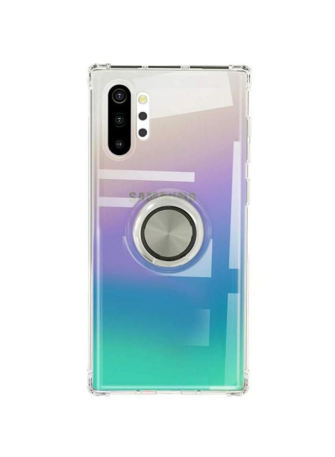 لنكوو غطاء حماية واقي لهاتف نوت 10 شفاف/فضي - Image 1