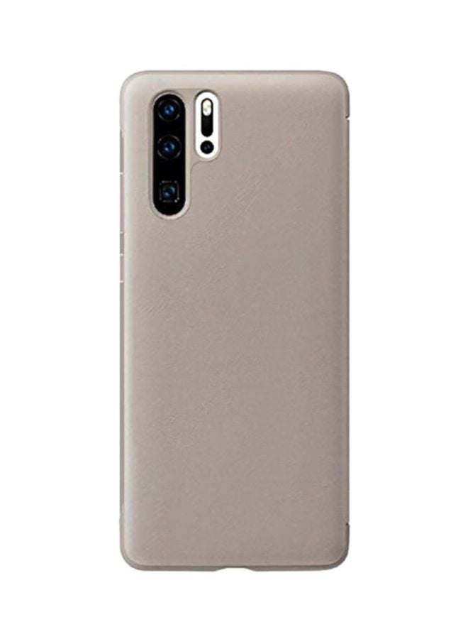 Baseus Smart View Flip Case Cover For Huawei P30 Pro Khaki - Image 2