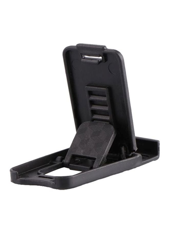 بيوينتي حامل مكتبي للهواتف المحمولة بتصميم صغير قابل للنقل أسود