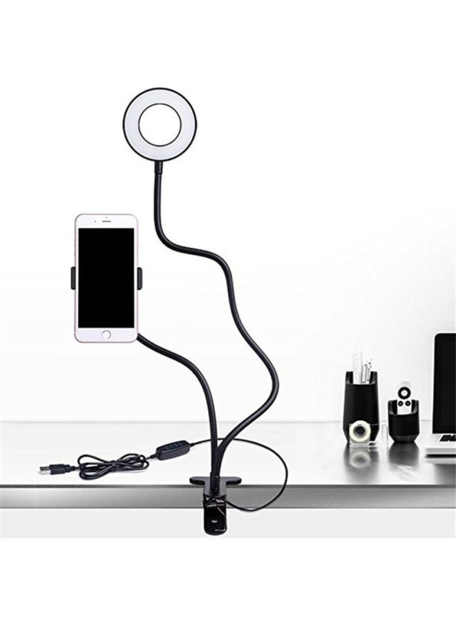 Beauenty Selfie Flash Ring Light And Mobile Phone Holder Black  - Image 4