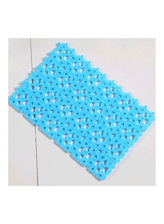 Generic - Love Free Stitching Plastic Bath Mat Blue 15 x 10 x 5cm - Image 1