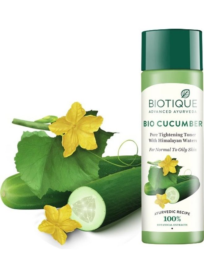 Biotique Bio Cucumber Pore Tightening Toner 120ml  - Image 3