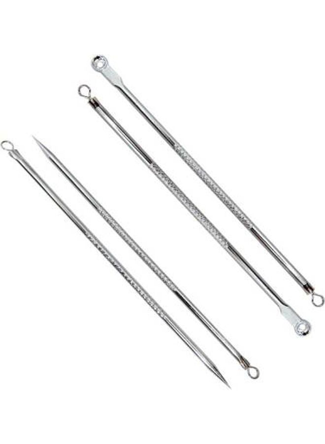 Generic Pack of 4 - WingAge Steel Blackhead Remover Needle Silver  - Image 1