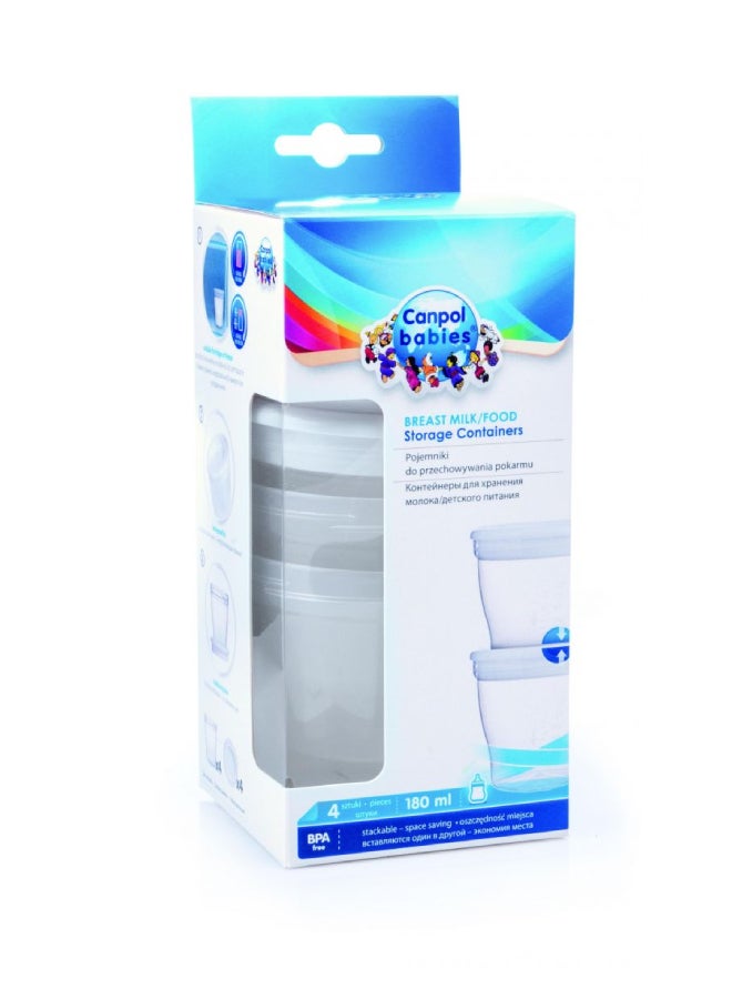 Canpol babies 4-Piece Breast Milk Containers  - Image 1