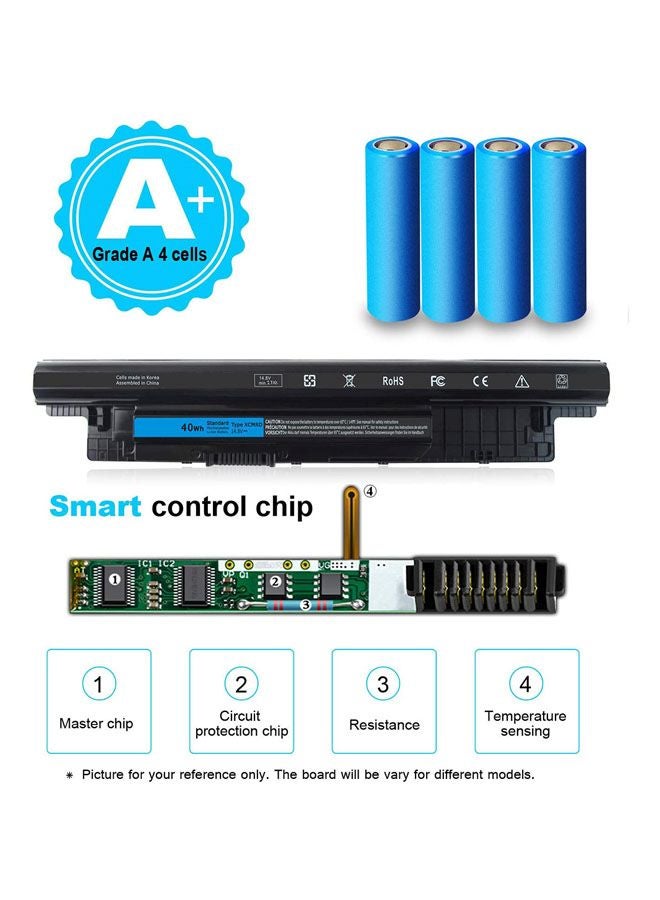 DELL 2700.0 mAh Replacement Battery For Dell Inspiron Laptop Black - Image 5