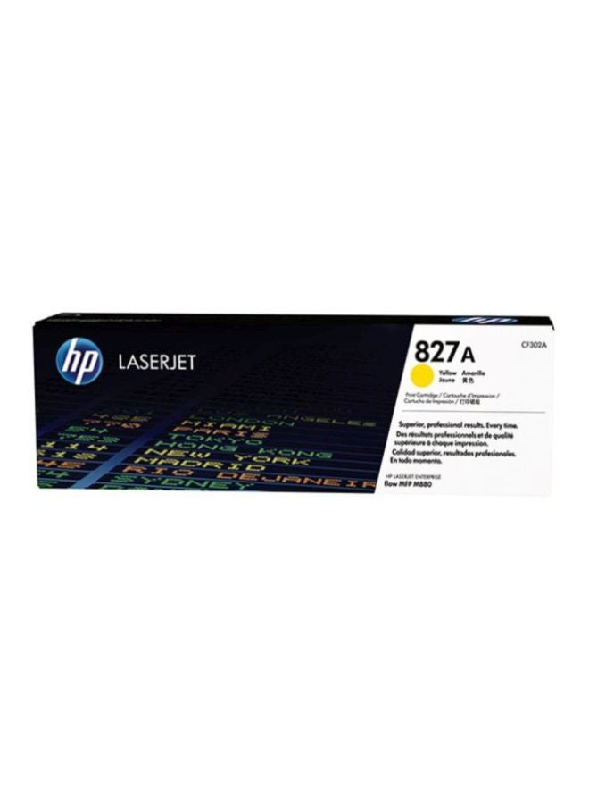 HP 827A LaserJet Toner Cartridge Yellow - Image 2