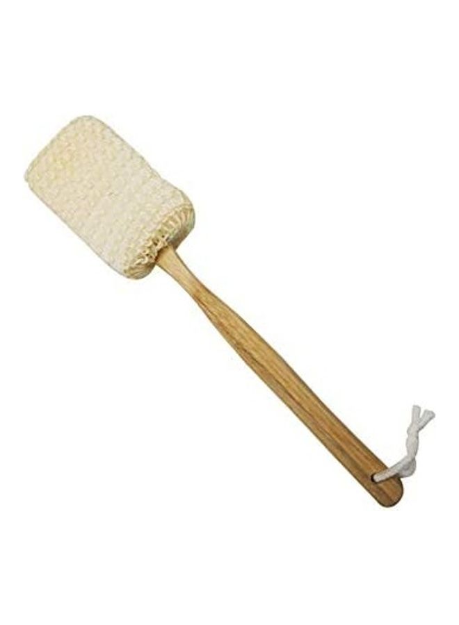 Exfoliating Bath Brush With Handle Beige/Brown 13.5inch - v1616438596/N45690239A_1