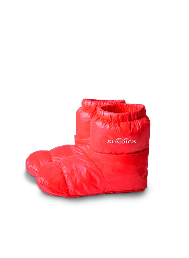 Outdoors Camping Slippers Warm Socks Red  - Image 3