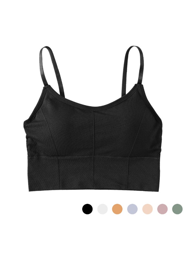 Wirefree Padded Sports Bra Black