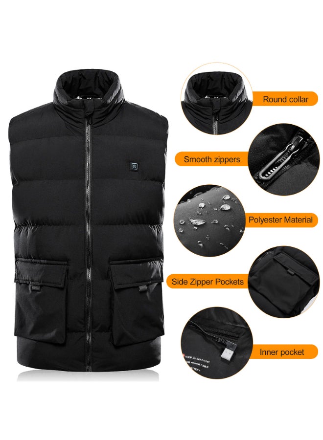 Generic - USB Portable Heating Vest Black - Image 1