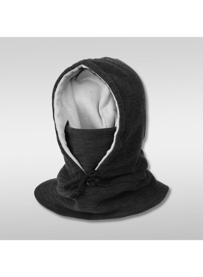 غطاء للرأس يحيط بالرقبة لركوب الدراجات والركض في الهواء الطلق أسود - Image 1