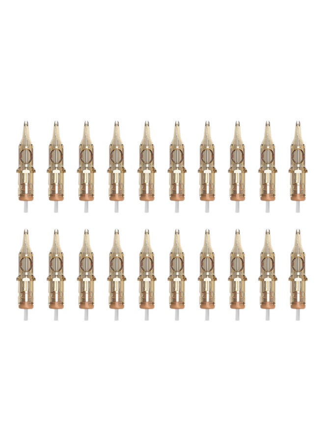 20-Piece Tattoo Cartridge Needle Gold - Image 1