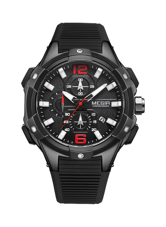 MEGIR Men's Silicone Chronograph Watch - Image 1