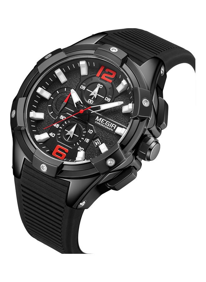MEGIR Men's Silicone Chronograph Watch - Image 2