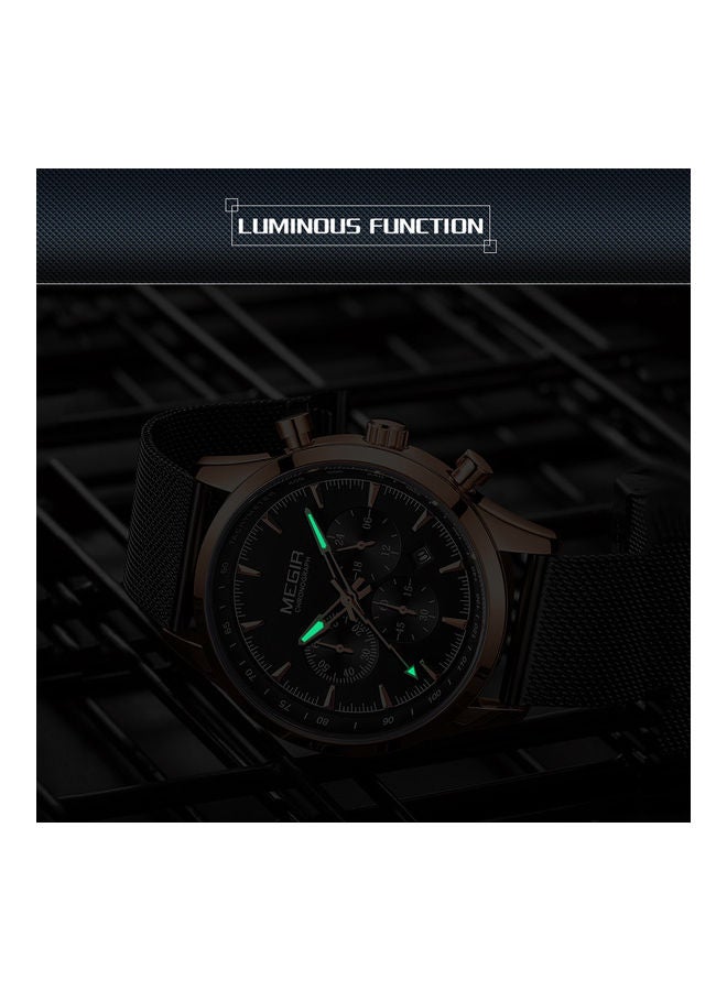 ميجر ساعة كرونوجراف من الإستانلس ستيل للرجال - Image 3