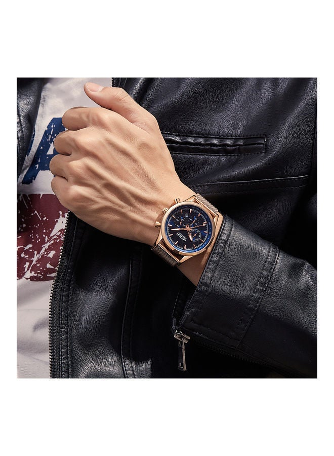 ميجر ساعة كرونوجراف من الإستانلس ستيل للرجال - Image 4