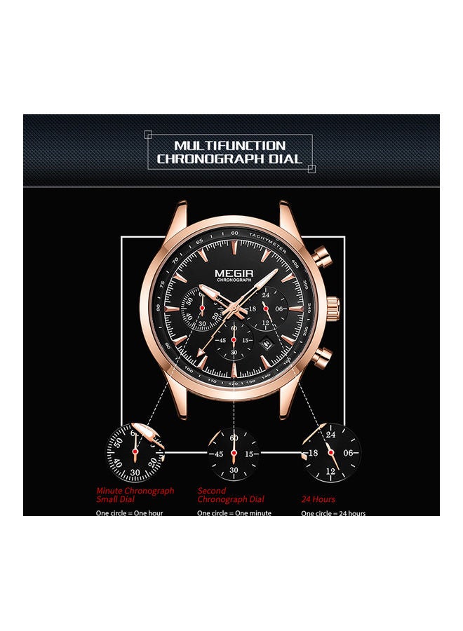 ميجر ساعة كرونوغراف ومقاومة للماء للرجال - Image 2