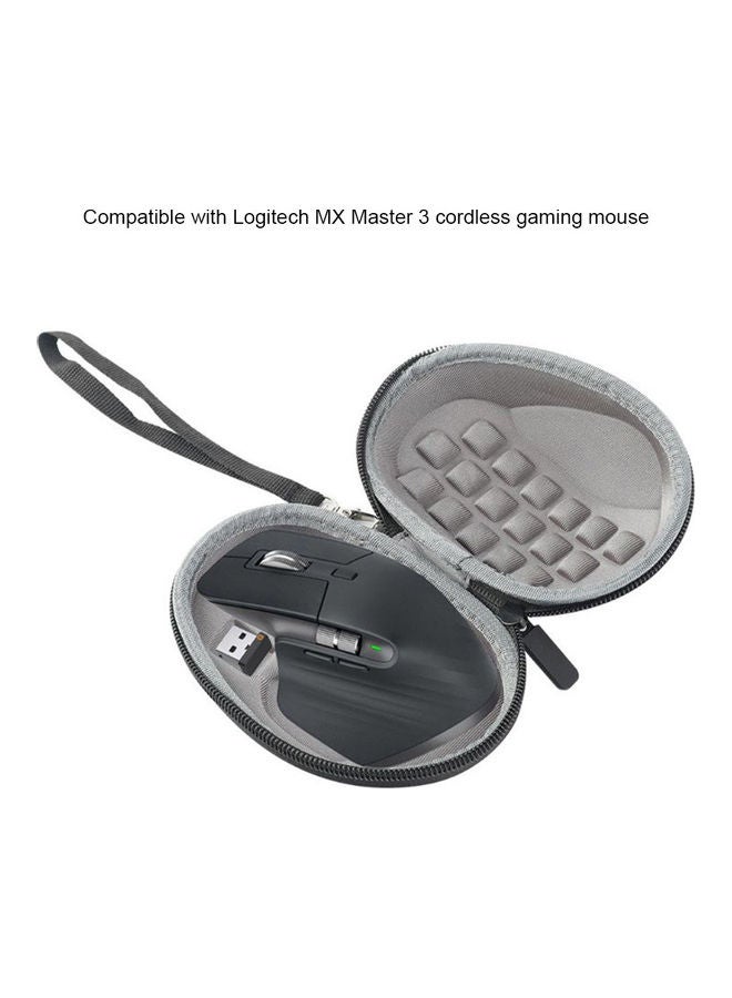 حقيبة سفر صلبة مصنوعة من مادة EVA لماوس الألعاب لوجيتيك أسود/ رمادي - Image 2