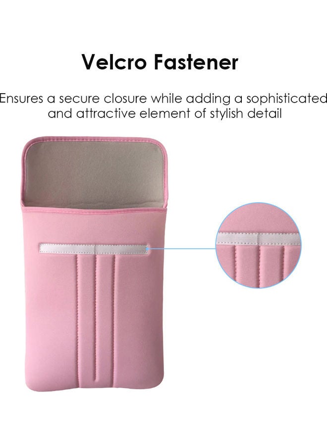 Laptop Sleeve Soft Pouch Pink - Image 1