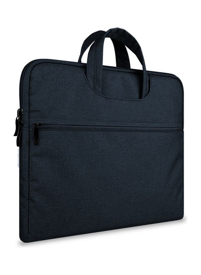 Laptop Sleeve Soft Zipper Pouch Black  - Image 2