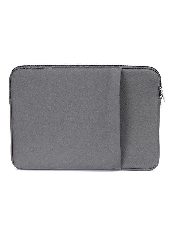 Soft Sleeve Bag For 17 Inch Laptop Grey - Image 1