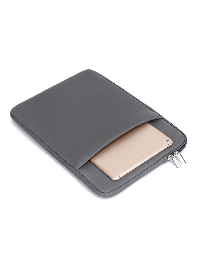 Soft Sleeve Bag For 17 Inch Laptop Grey - Image 2