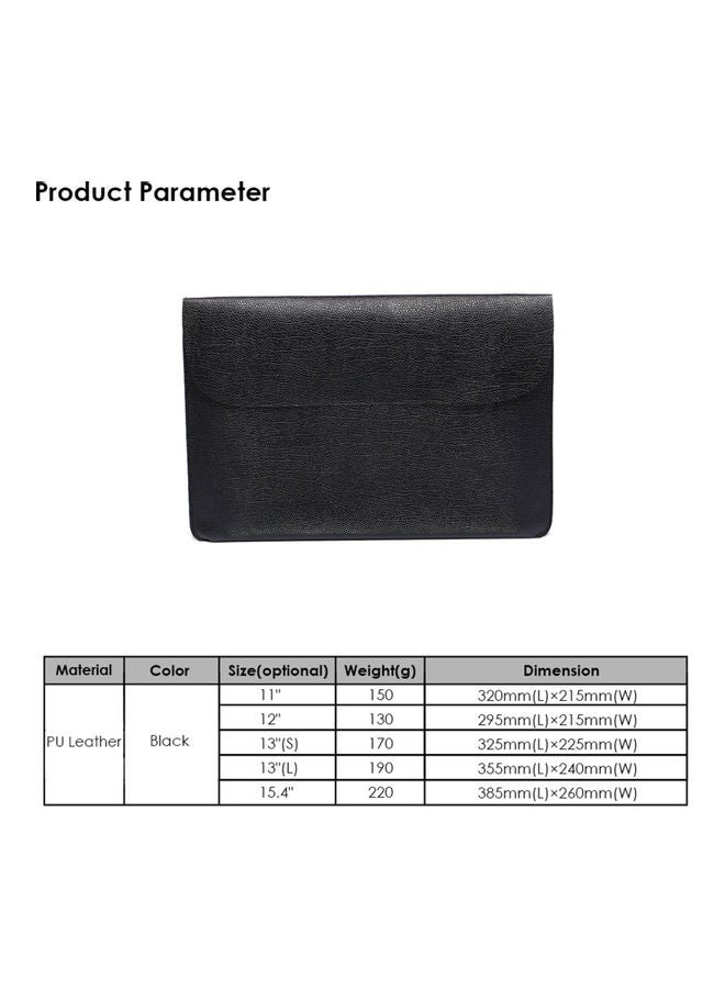 Laptop Sleeve Soft Pouch Black - Image 5