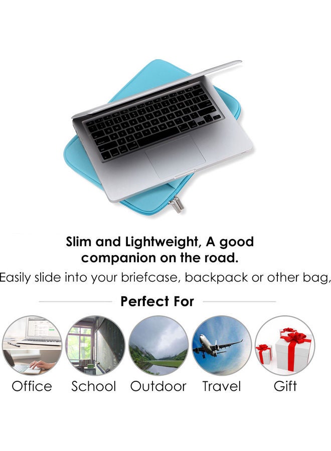 حقيبة حافظة ناعمة للابتوب مقاس 17 بوصة أزرق - Image 2