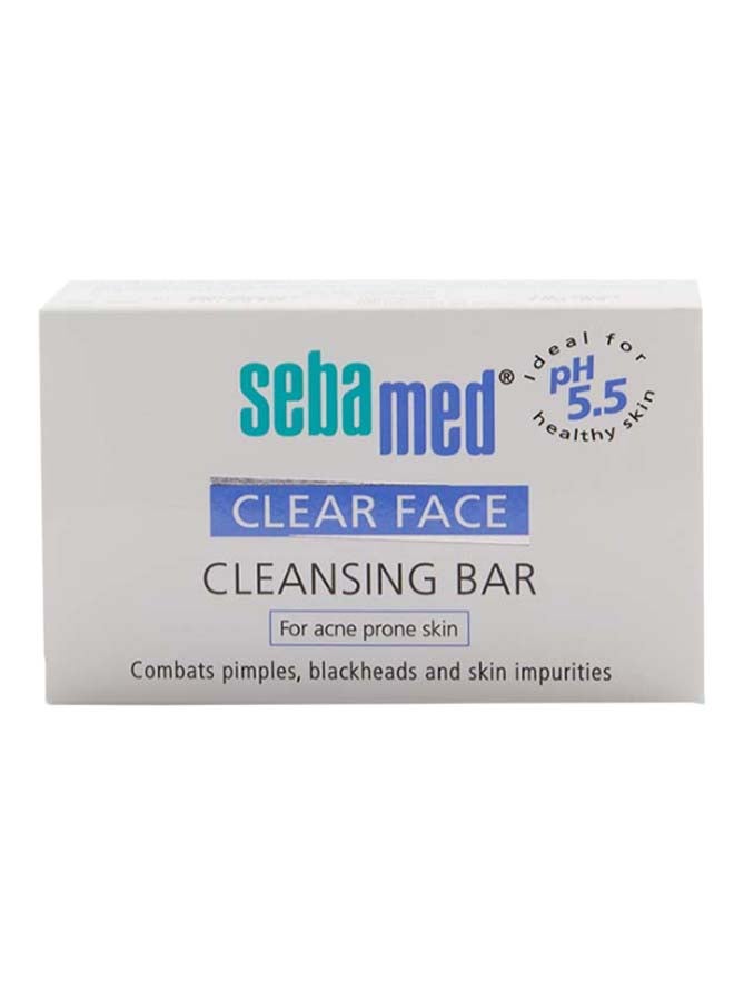 Sebamed PH 5.5 Clear Face Cleansing Bar White 100grams  - Image 2