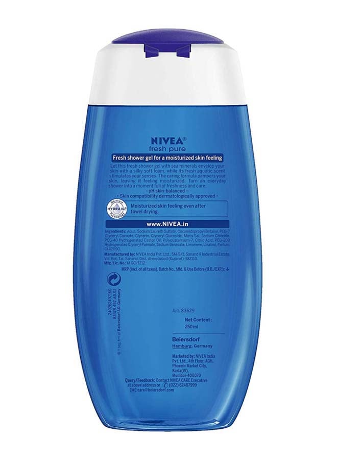 Nivea Fresh Pure Shower Gel 250ml  - Image 2