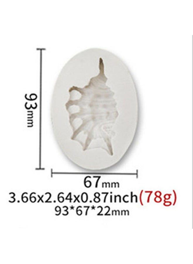 ISank - Cake Decoration Baking Mould White 9.3x6.7x0.3cm - Image 1
