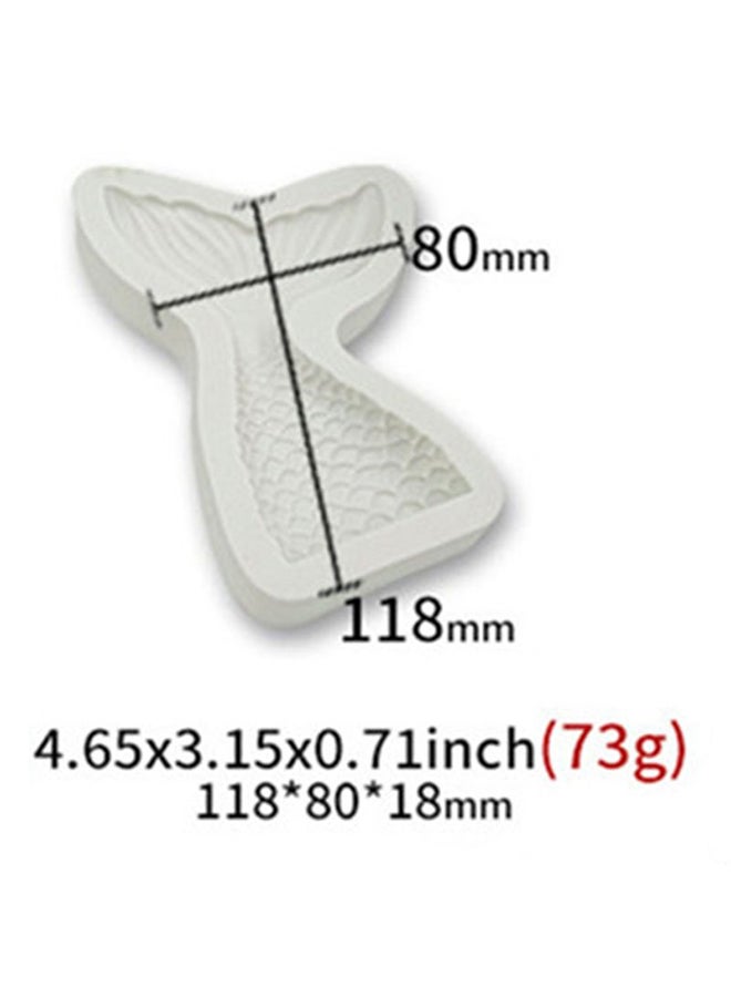 ISank Cake Decoration Baking Mould White 11.8x8x0.3cm - Image 2