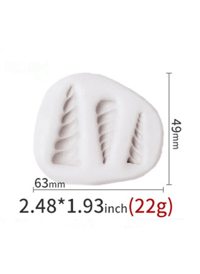 ISank Unicorn Pattern Decorative Baking Mould White 6.3x4.9x0.3cm - Image 2