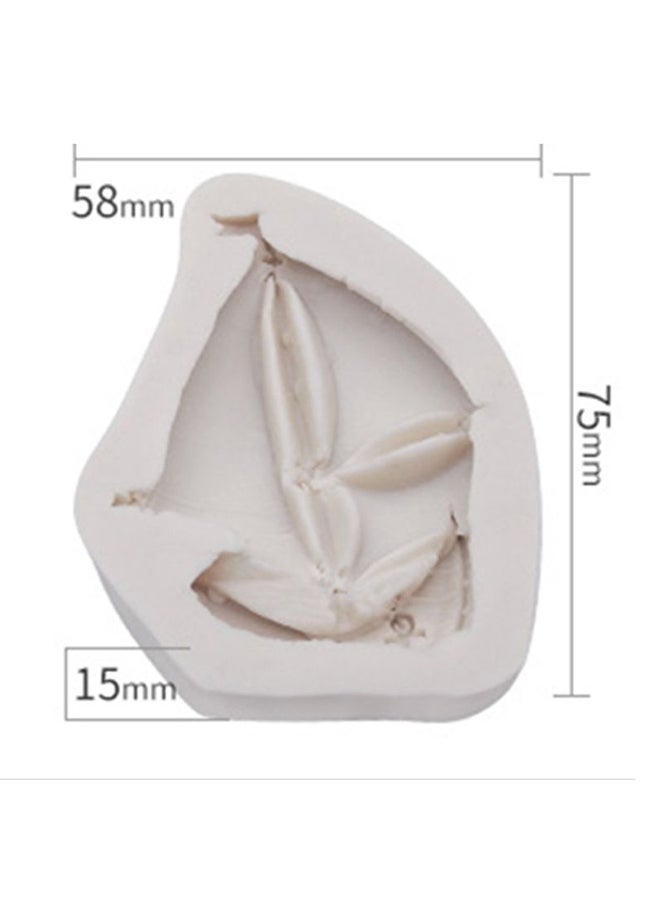 ISank Sailboat Shaped Decorative Baking Mould White 7.5X5.8x1.5cm - Image 2