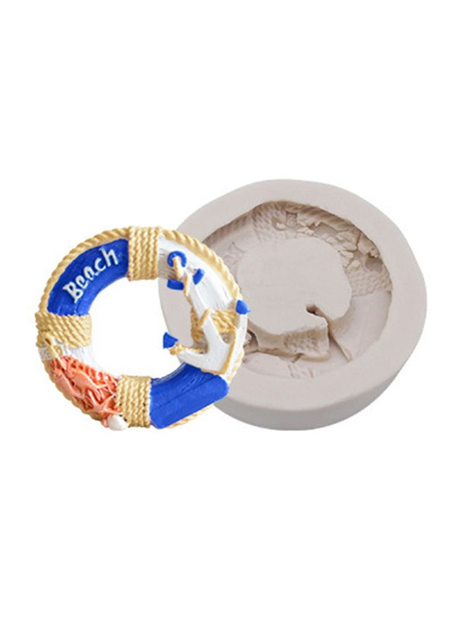 ISank Decorative Baking Mould White 8x7.8x1.8cm - Image 1