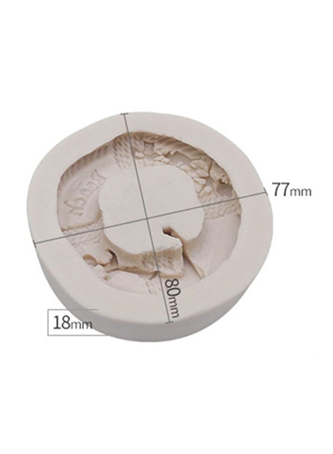 ISank Decorative Baking Mould White 8x7.8x1.8cm - Image 2