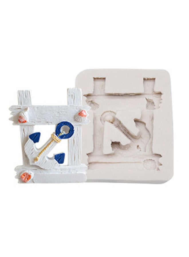 ISank Decorative Baking Mould White 7.8x5.8x1.6cm - Image 1