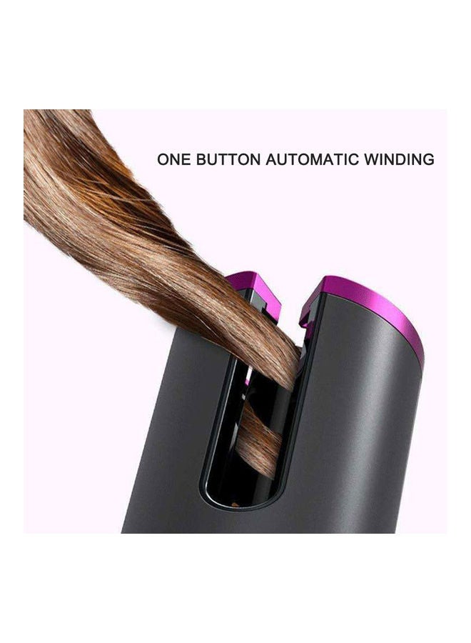 Cordless Auto  Rechargeable Curler Silver/Pink 25x9x11cm - Image 2